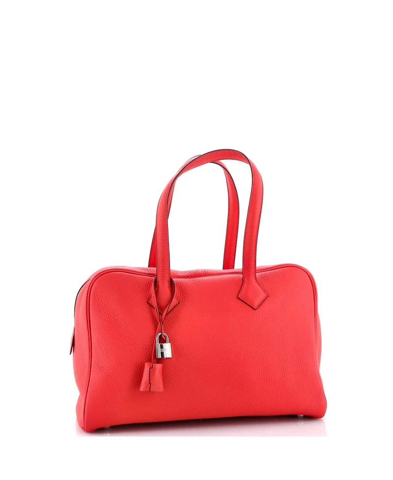 Pre-Owned HERMES 35 Victoria Ii Bag Clemence