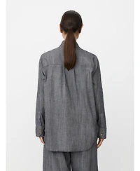 Masai Copenhagen Women's Long Sleeve Neck Tie Shirt