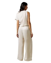 Warehouse Women's One Shoulder Drape Jumpsuit