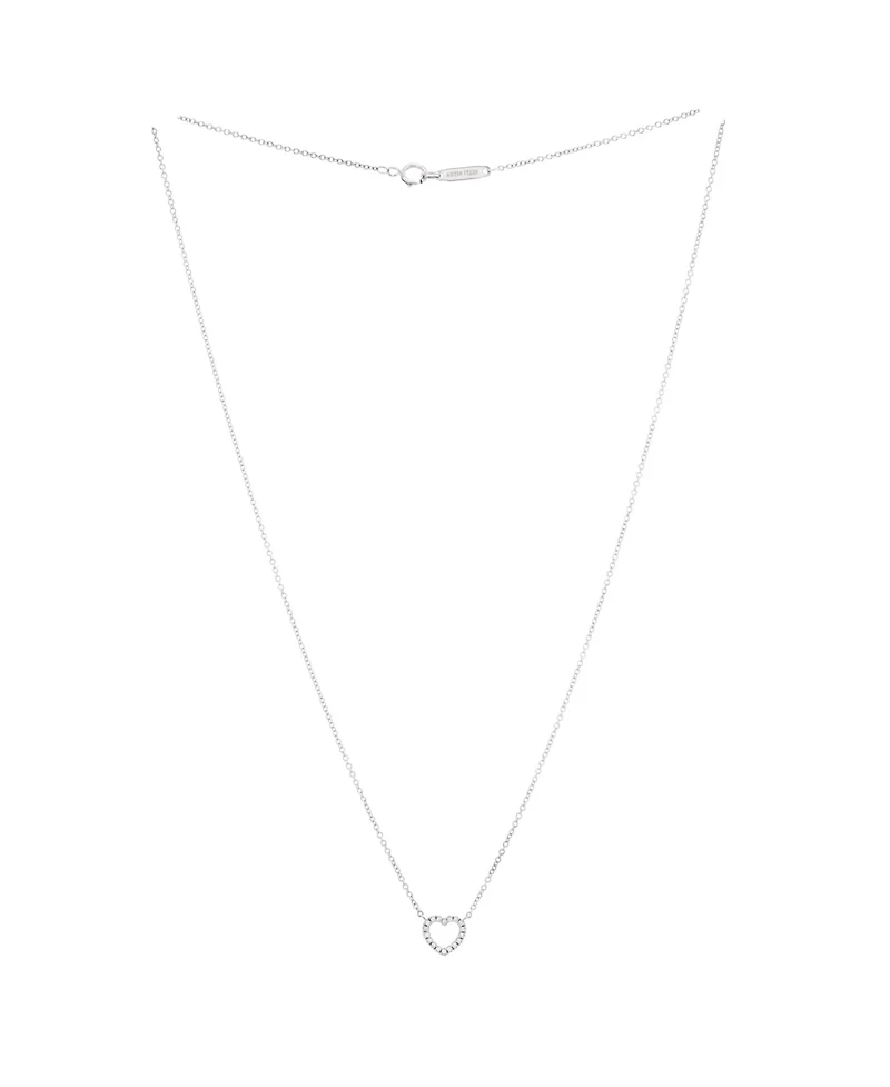 Pre-Owned Tiffany & Co Metro Open Heart Pendant Necklace