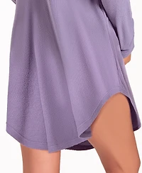 iCollection Plus Baby Waffle Stretch Knit Sleep Shirt