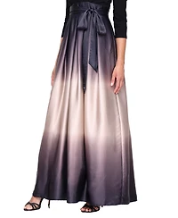 Sl Fashions Petite V-Neck Ball Gown