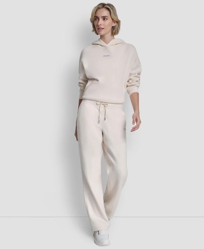 Dkny Women's Metallic Bubble Open Leg Pull-On Pants
