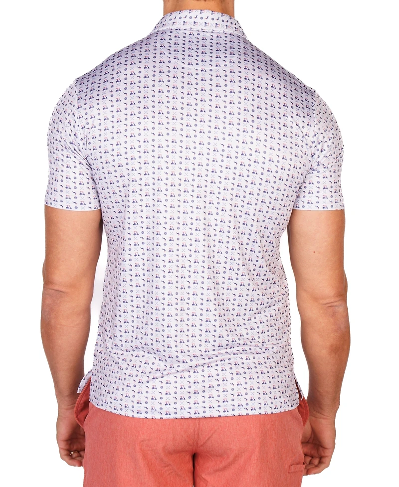 TailorByrd Men's Golf Carts Performance Polo