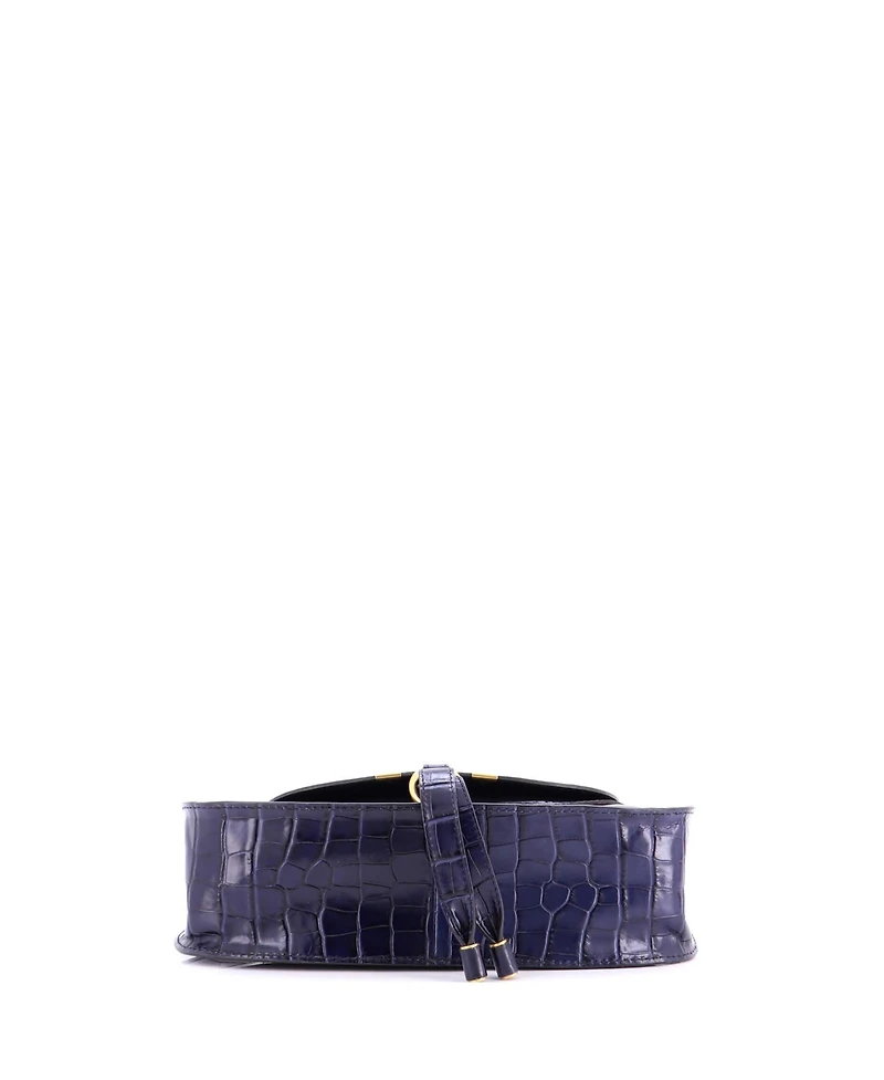 Pre-Owned Chloe Small Marcie Satchel Embossed Leather