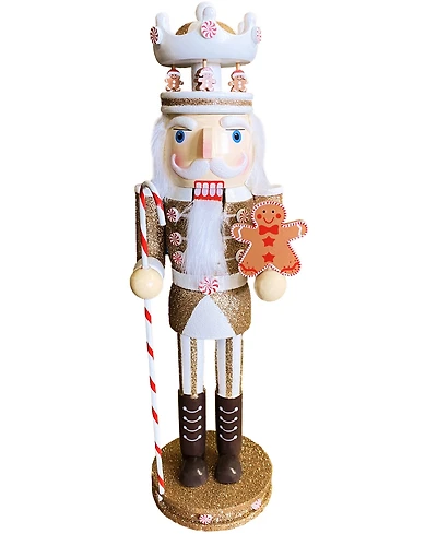 Santa's Workshop 14" Gingerbread King Nutcracker