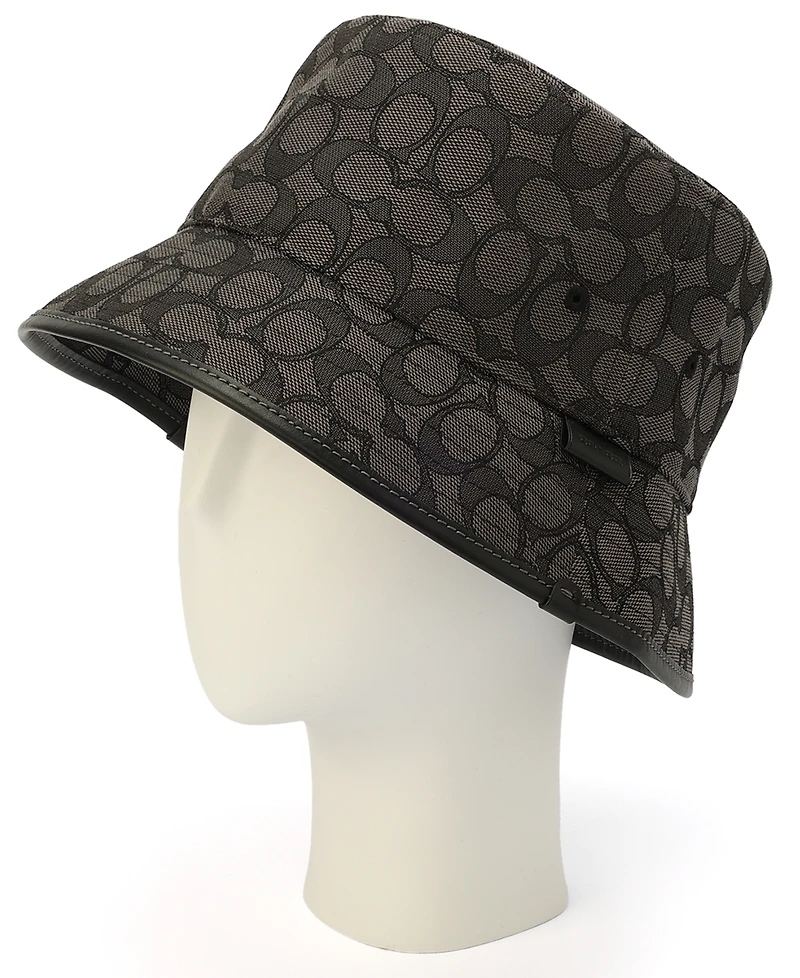 Coach Men's Signature C Jacquard Bucket Hat