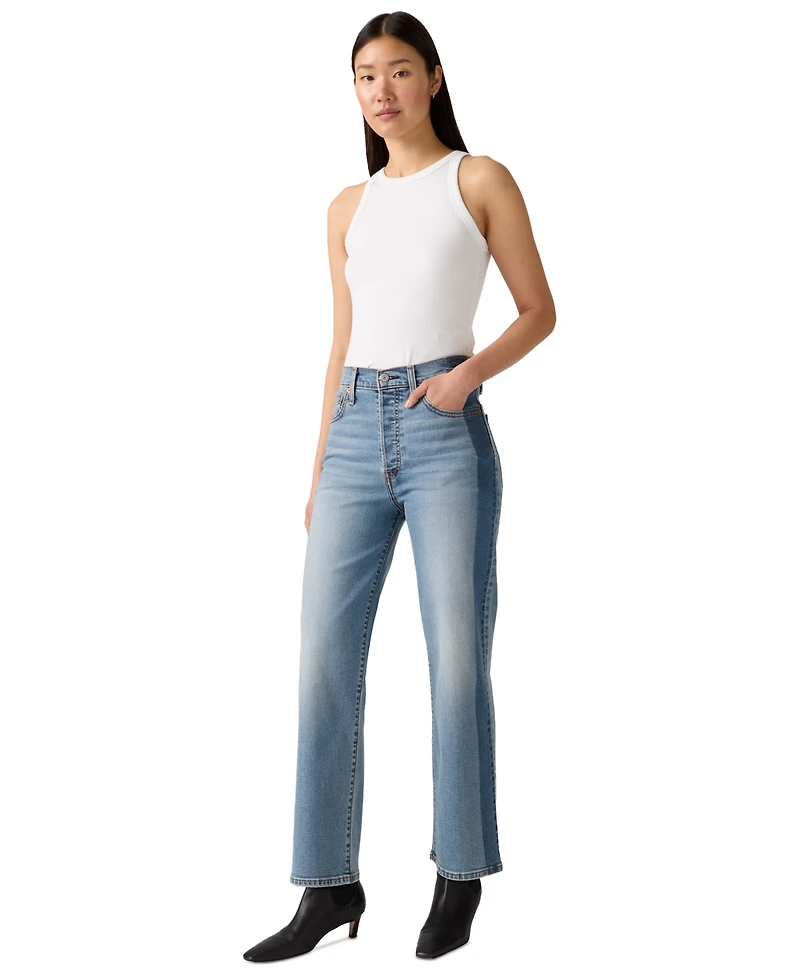 Levi's Women's Ribcage High Rise Straight Ankle Jeans