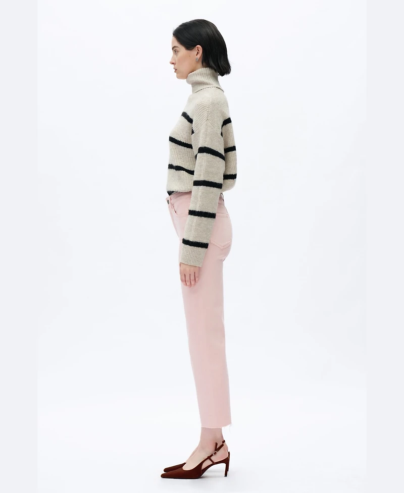 Bayeas Plus High Rise Crop Skinny Jeans