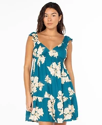 Roxy Women's Palmy Days Scoop Neck Mini Dress