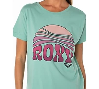 Roxy Women's Rising Boyfriend Crewneck Short-Sleeve T-Shirt