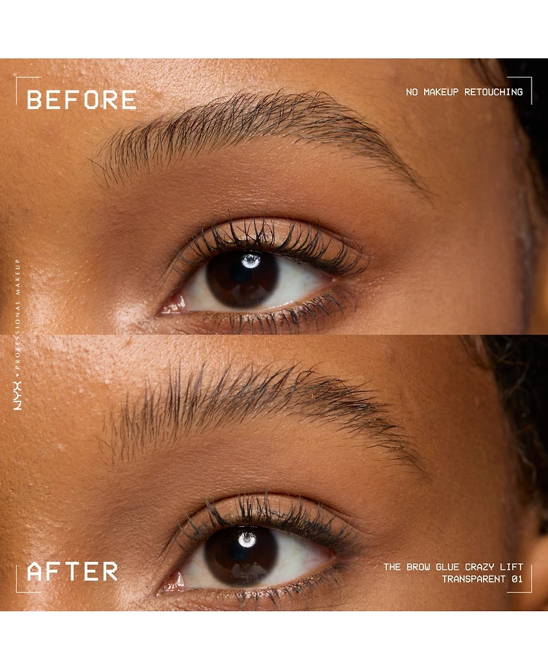 Nyx Professional Makeup The Brow Glue Gel, 0.23 oz.