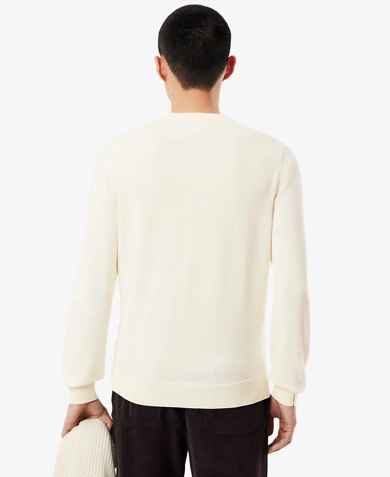 Lacoste Men's Solid Croc Sweater