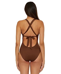 Becca Women's Marble Canyon Ring One-Piece Swimsuit