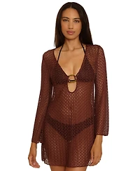 Becca Women's Crocheted Cover-Up Dress