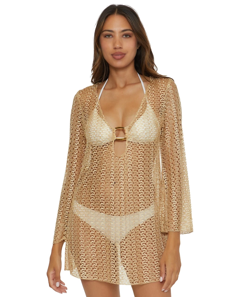 Becca Women's Crocheted Cover-Up Dress