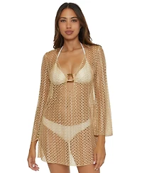 Becca Women's Crocheted Cover-Up Dress