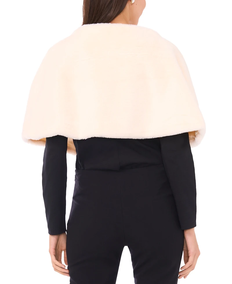 Msk Women's Double Breasted Cape Jacket