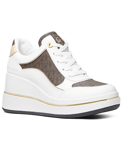 Michael Kors Women's Emmy Wedge Trainer Sneakers