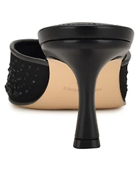 Nine West Women's Camenla Snip Toe Kitten Heel Mules