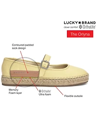 Lucky Brand Women's Orlyna Espadrille Mary Jane Flats