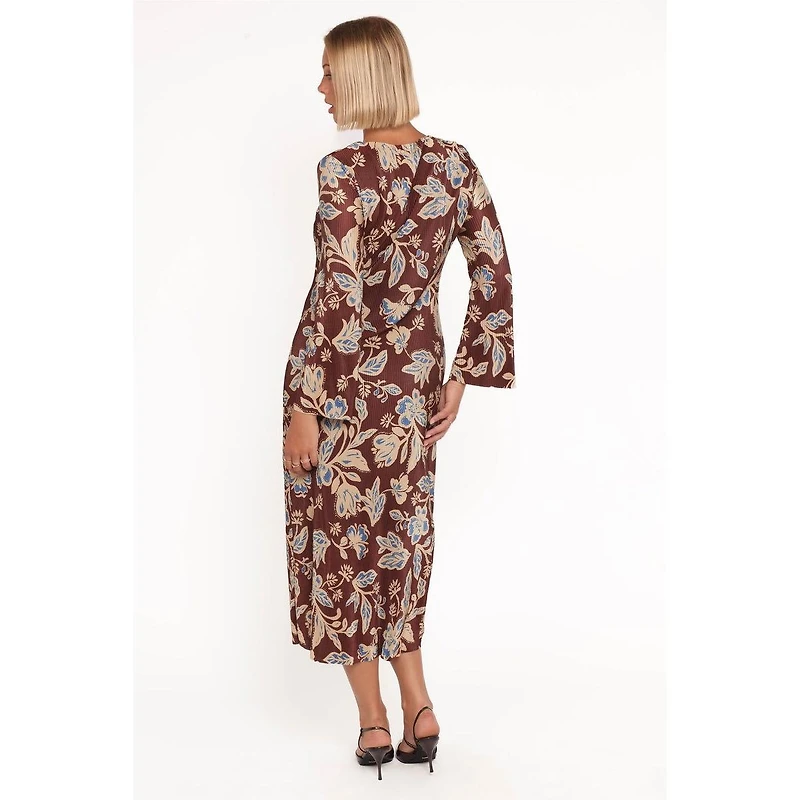Petal and Pup Women's Morena Long Sleeve Midi Dress
