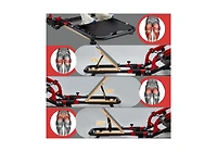 Aecojoy Hip Thrust Machine with Adjustable Footboard, 800LBS Plate-Loaded Glute Bridge Machine