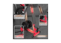 Aecojoy Chest Fly Machine, Pec Deck Fly and Reverse Delt Machine, 450lbs Adjustable Upper Body Workout Equipment for Home Gym