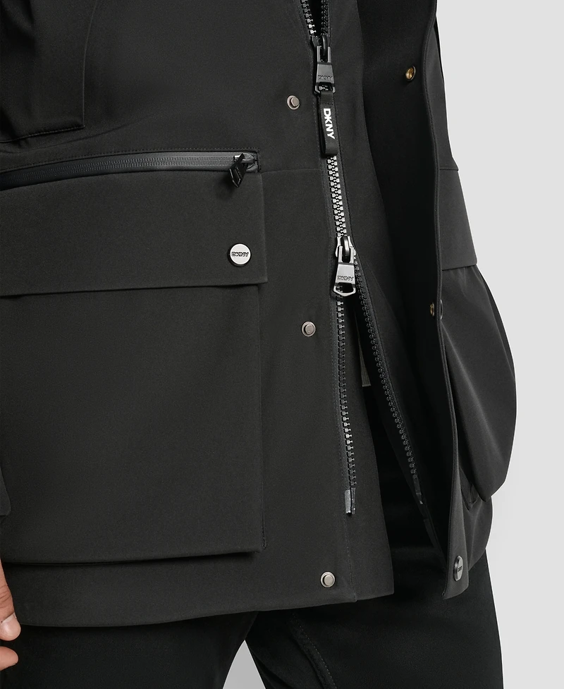 Dkny Men's Urban Hooded Parka Jacket