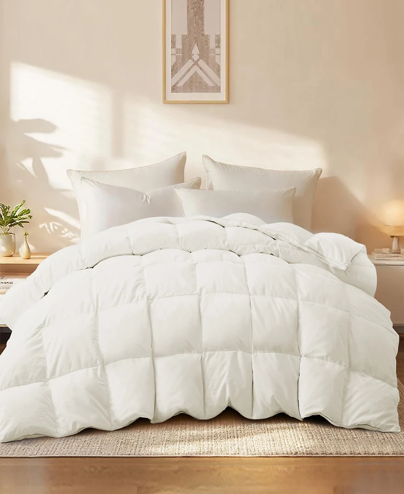 Unikome Medium Warmth Goose Feather Down Fiber Comforter