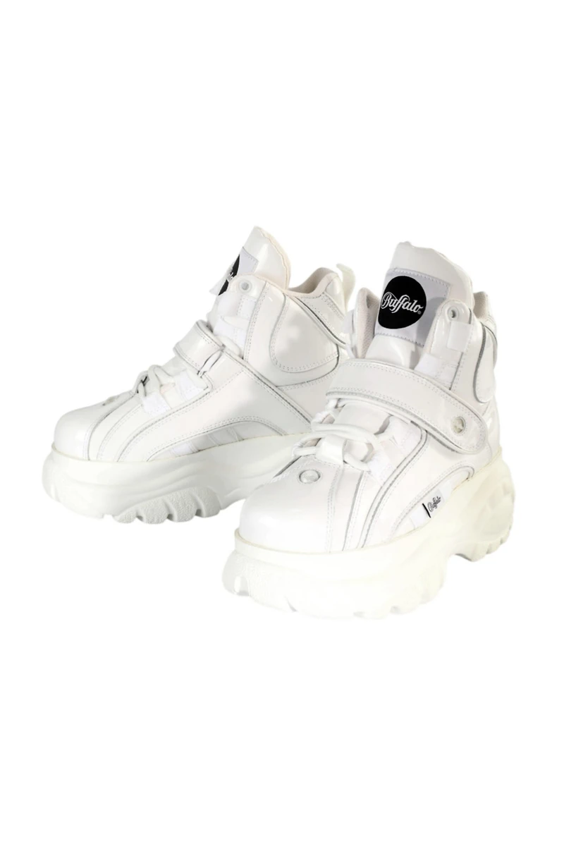 Buffalo Boots Classic High Patent Leather Sneaker