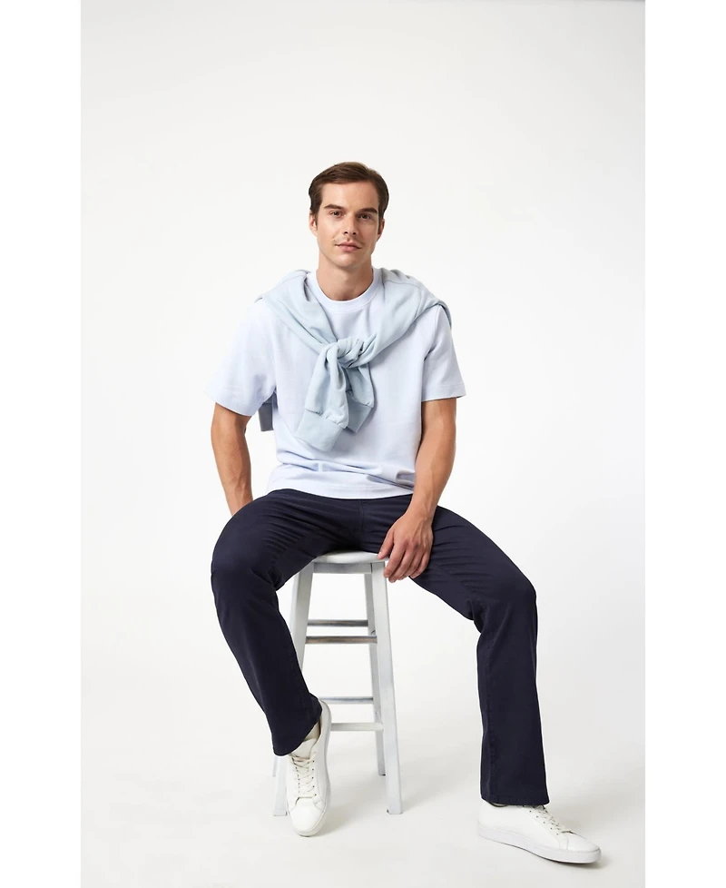 Mavi Jeans Men's Mavi Matt Relaxed Straight Leg In Dark Navy Casual Twill