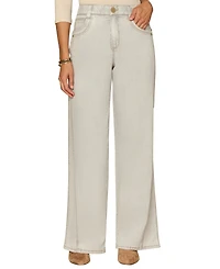 Democracy Women's Double Yoke Wide-Leg Jeans