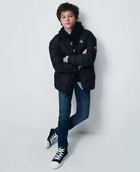 Calvin Klein Boys 8-18 Logo Patch Detail Puffer Jacket