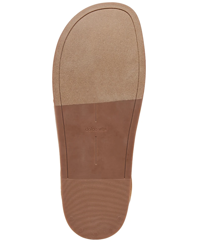 Dolce Vita Women's Jordero Buckle Tailored Flat Mules