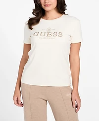 Guess Women's Arabella Crewneck Short-Sleeve T-Shirt