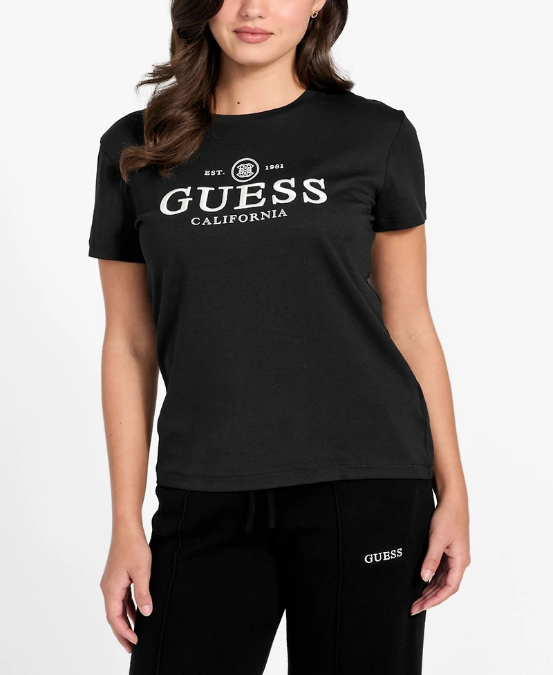 Guess Women's Arabella Crewneck Short-Sleeve T-Shirt