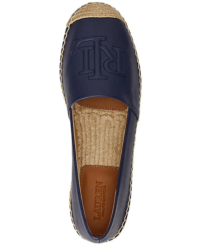 Lauren Ralph Women's Cameryn Nappa Espadrilles Flats