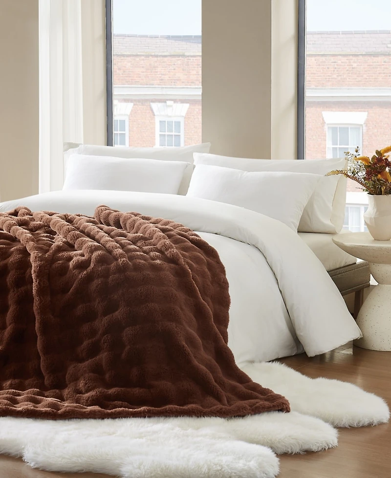 Brooklyn Loom Bubble Bed Blanket, Twin/Twin Xl