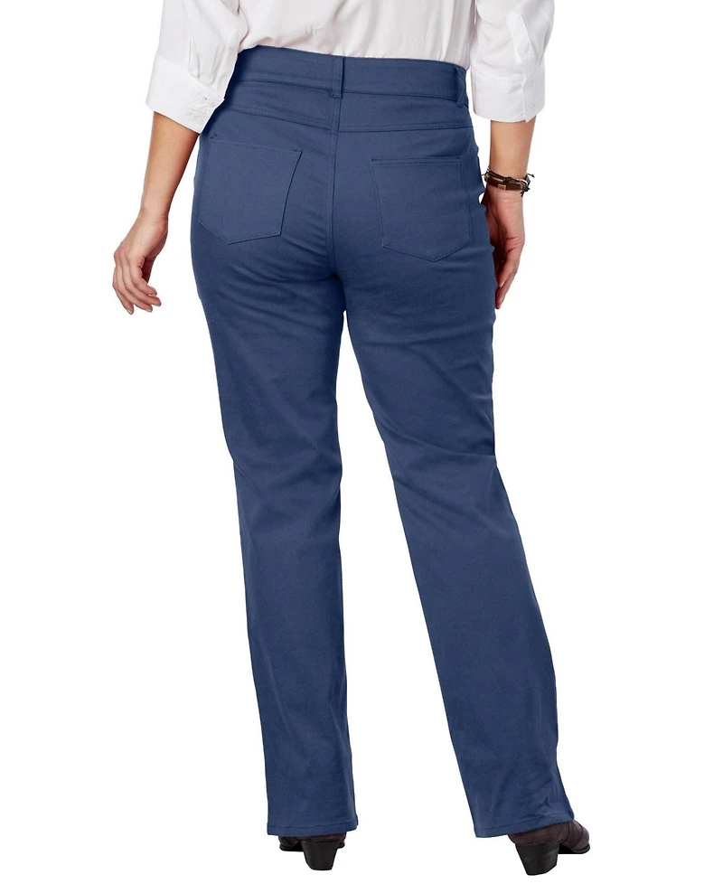 Woman Within Women's Within Tall Secret Solutions Tummy Smoothing Bootcut Stretch Denim Jeans