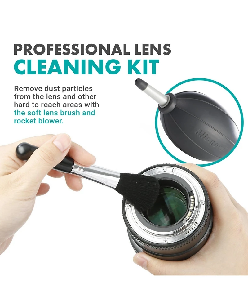 Movo Deluxe Essentials Camera Sensor Cleaning Kit for Dslr Cameras