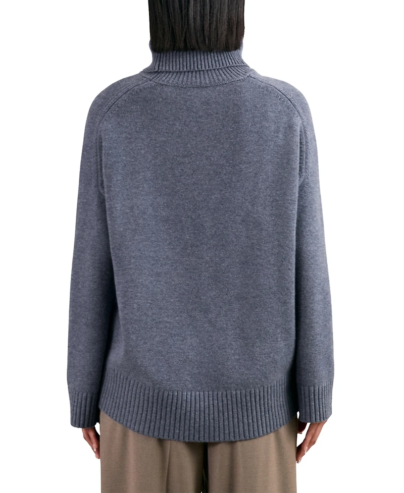 Reiss Women's Wool-Cashmere Roll-Neck Sweater