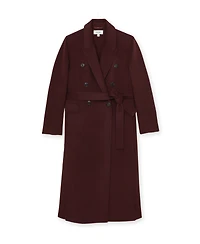 Reiss Women's Double-Breasted Blindseam Wool-Blend Coat