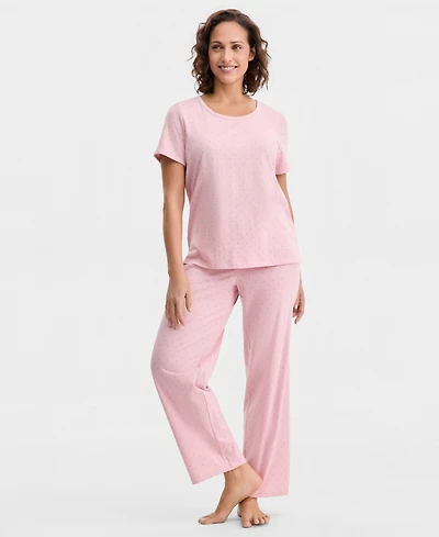 Charter Club Women's Short-Sleeve Pajama Set, Macy's Exclusive