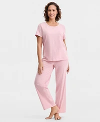 Charter Club Women's Short-Sleeve Pajama Set, Macy's Exclusive