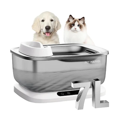 Petmarvel Cordless Dog Water Fountain 7L/236oz
