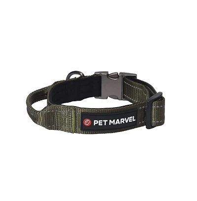 Petmarvel Adjustable Tactical Dog Collar with Control Handle