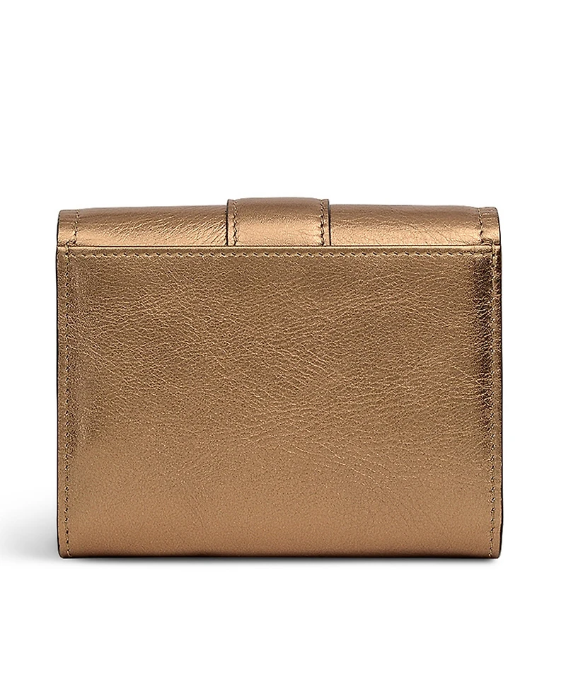 Radley London Sloane Mews Metallic Mini Flap Over Wallet