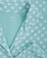 State of Day Women's Modal Fluid Knit Notched-Collar Pajama Set Xs-3X, Exclusively at Macy's