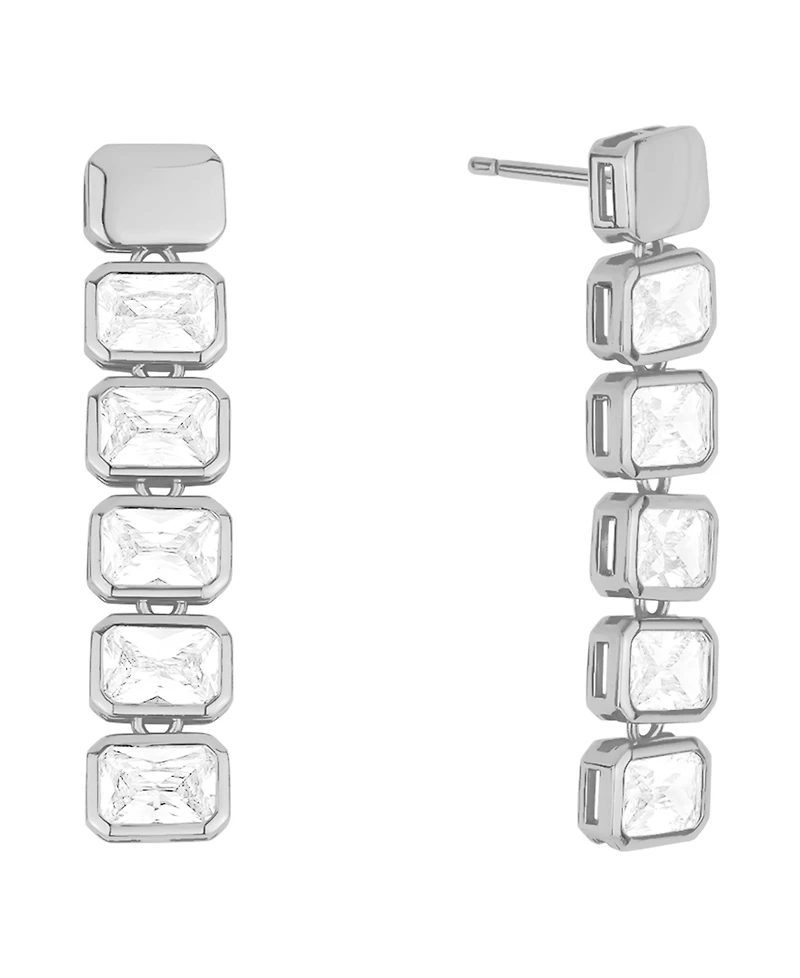 And Now This Cubic Zirconia Post Earrings